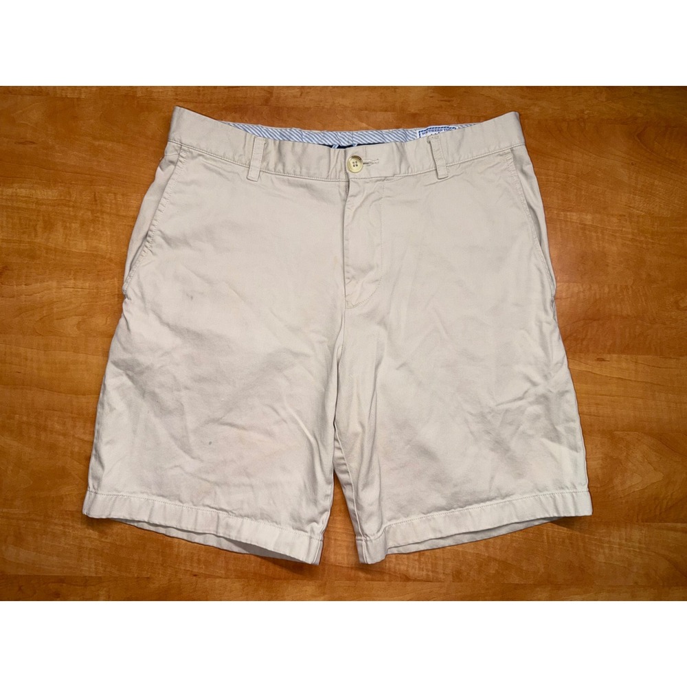 Southern Tide Mens Skipjack Chino Shorts Khaki Stone Size 35 9 Inch Inseam